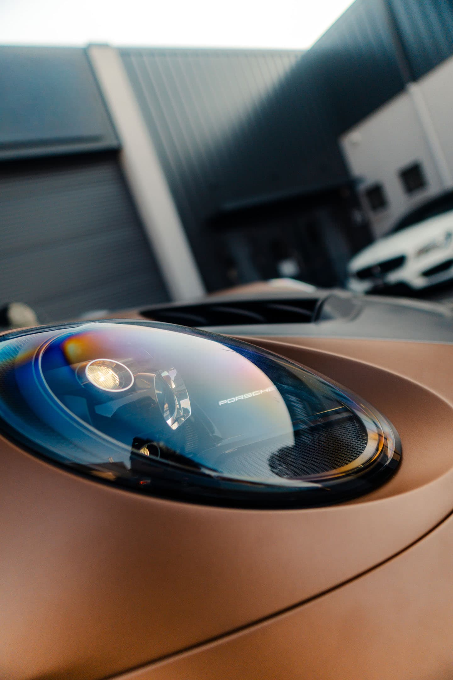 Porsche GT3 RS — bubble lens
